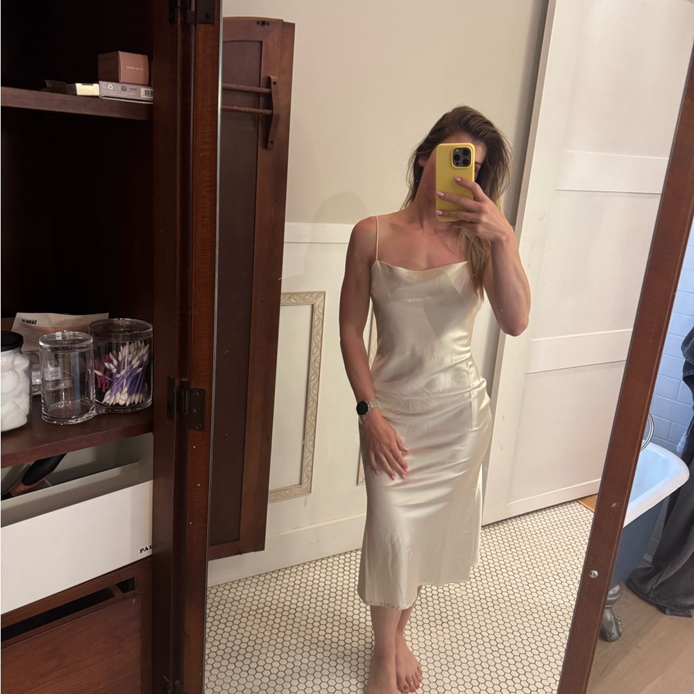 Tabitha Cowl Neck Midi Dress - Picture 2 of 7